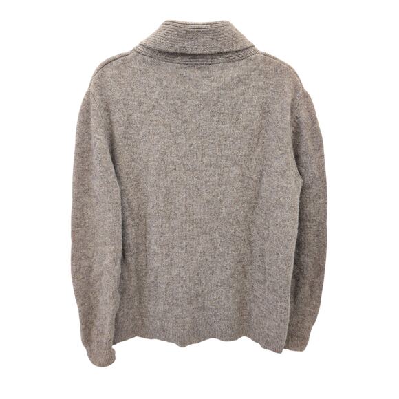 Pendleton 100% Shetland Wool Shawl Neck Sweater Brown Size M - Picture 5 of 6